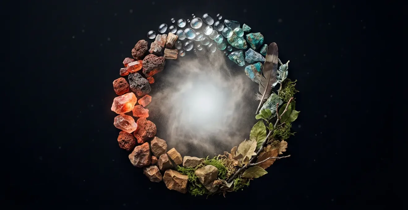 Symbolic representation of zodiac integration showing all twelve signs merging into cosmic unity