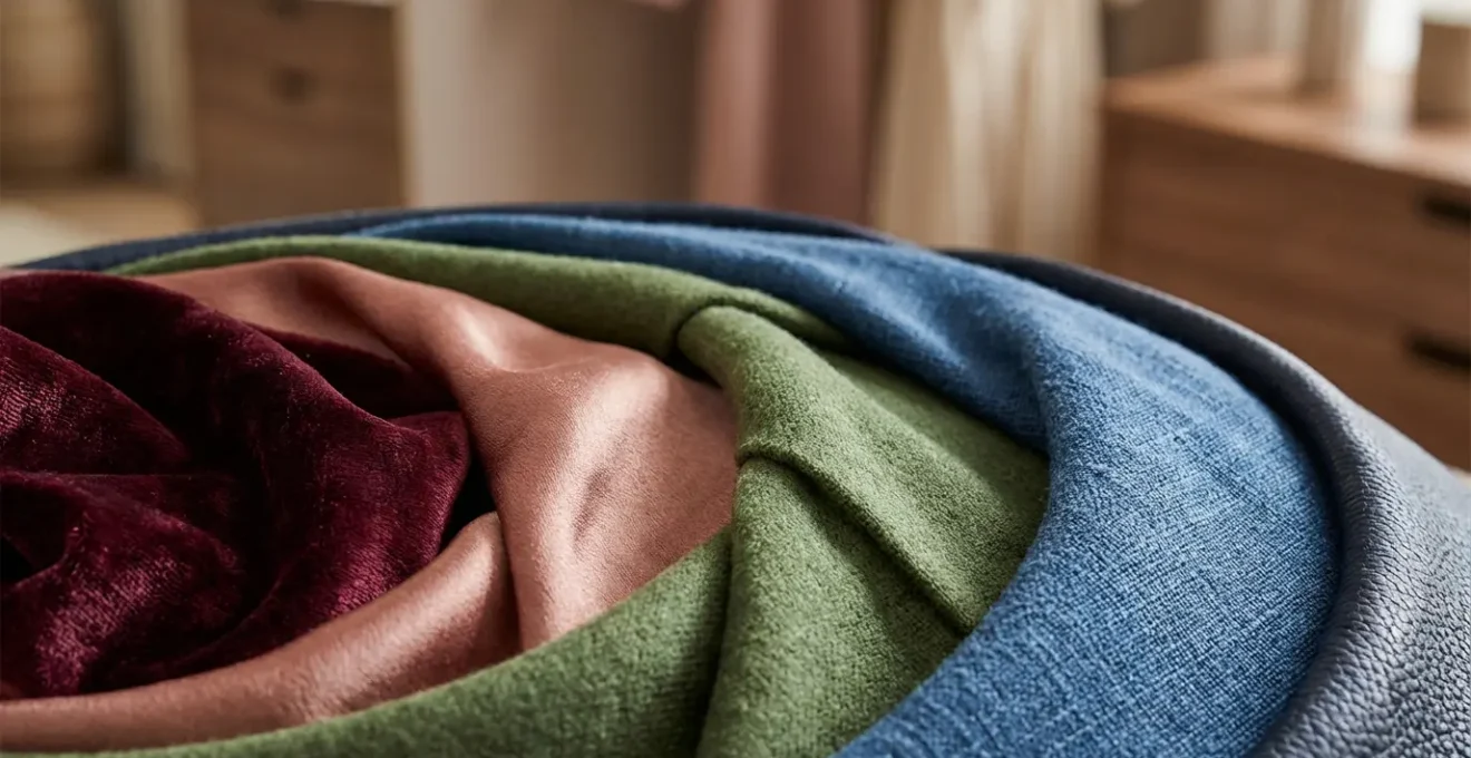 Color palettes and fabric textures aligned with Venus placements