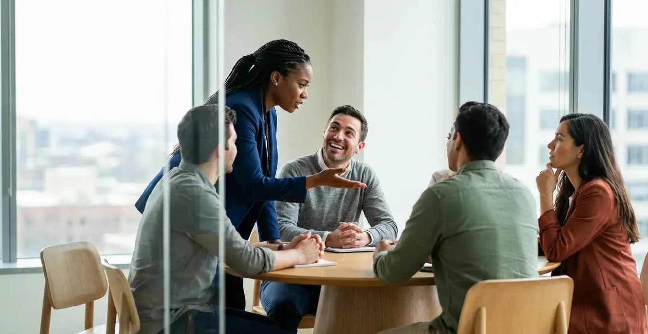 Abstract visualization of diverse communication styles in business